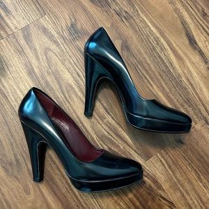 Prada Matte Black Heels - NEW